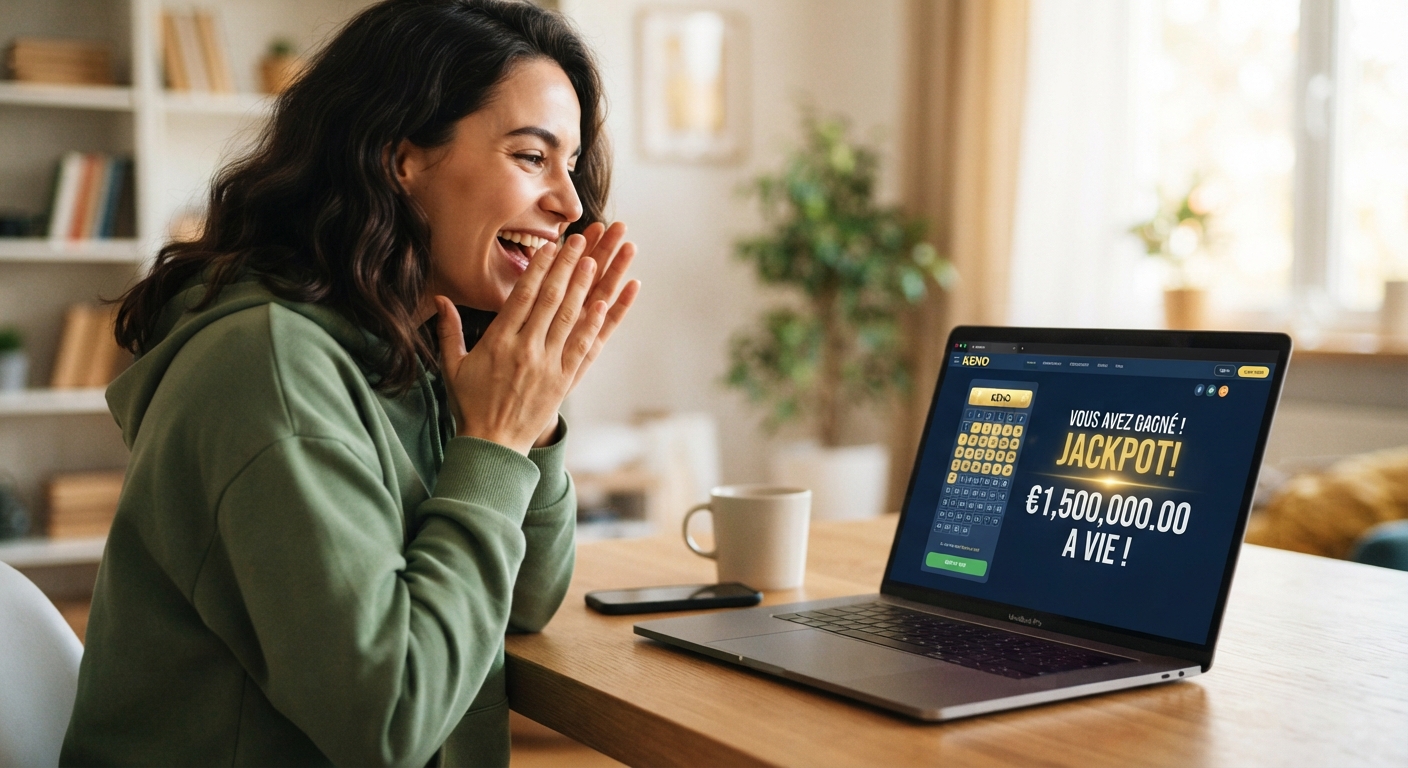 Keno gagnant à vie : argent facile on line