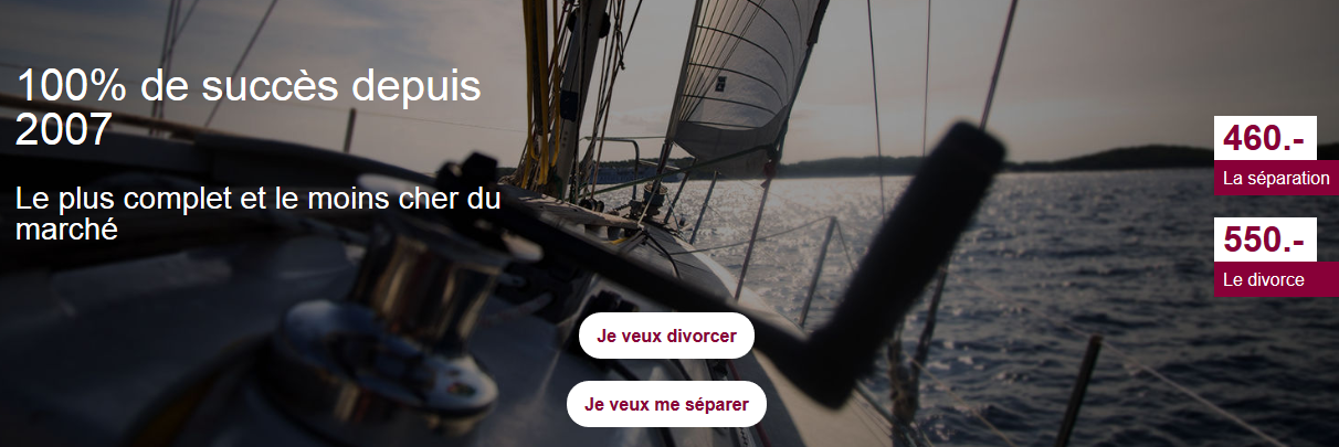 Coût d’un divorce suisse par consentement mutuel en ligne ?