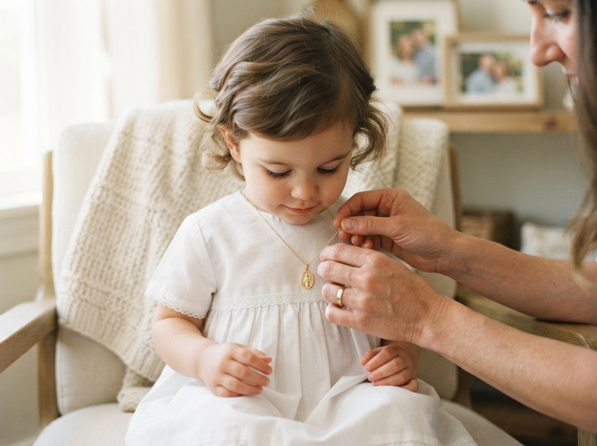 Quel premier bijou religieux offrir à un enfant ?