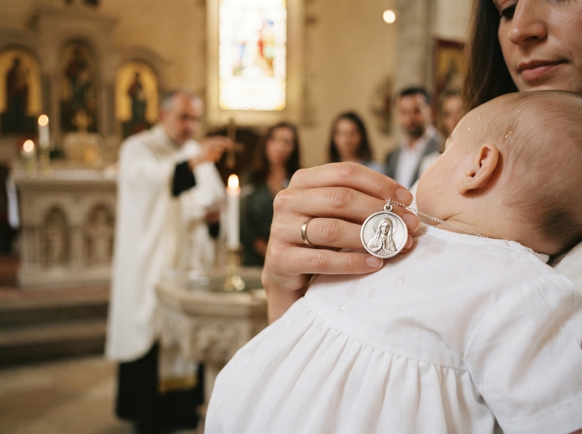 Quel est le rôle de la sainte Vierge dans le baptême ?